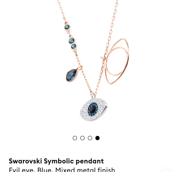 Swarovski Symbolic Duo Pendant Evil Eye 